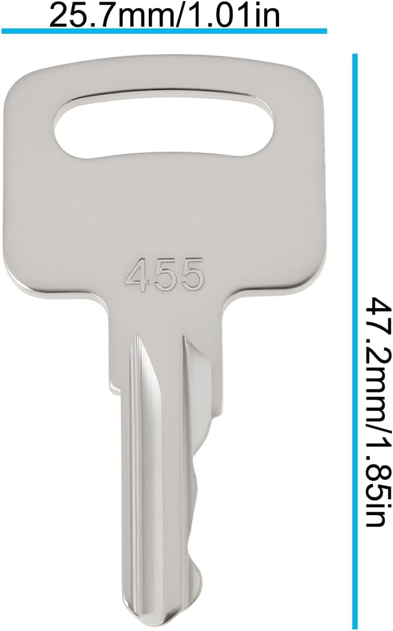 LT Easiyl 10Pcs 455 Construction Machinery Key Compatible with Skyjack Compatible with Genie image number 1