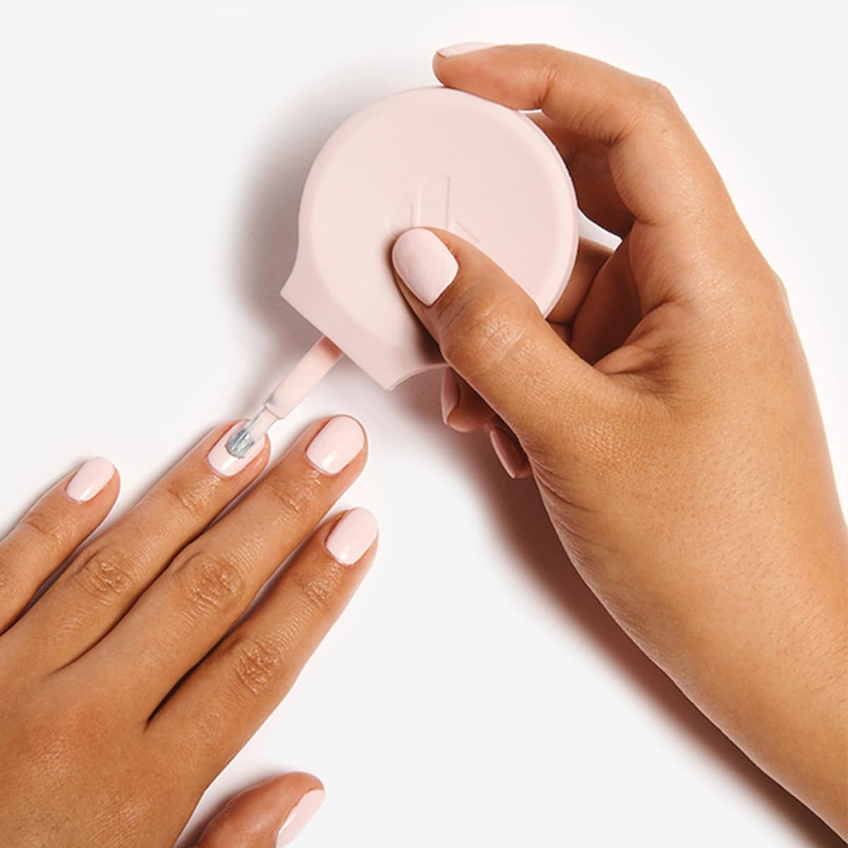 Olive & June - the Poppy Universal Nail Polish Bottle Handle | Paint with Both Hands | Ergonomic Grip for Neat, Easy, Steady At-Home Manicures | Soft Silicone | Fits Any Bottle | Patented Design image number 4