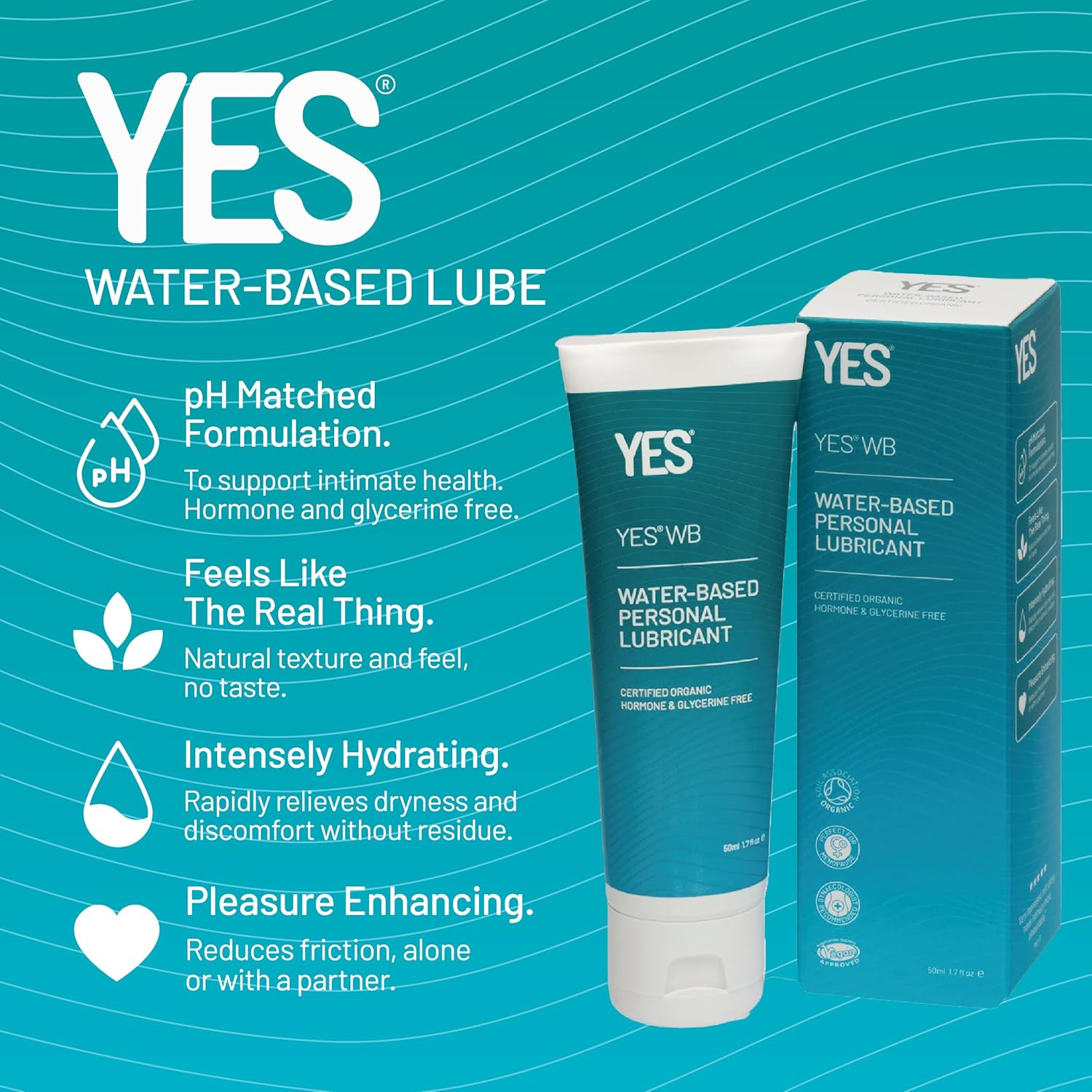 Yes - the Organic Intimacy Company WB Water - Natural Lubricant, 150 Milliliters image number 2