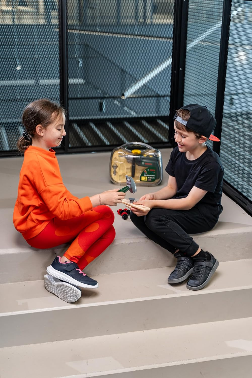 Bosch Tool Case with Hammer Drill Toy Multi - Colored image number 2