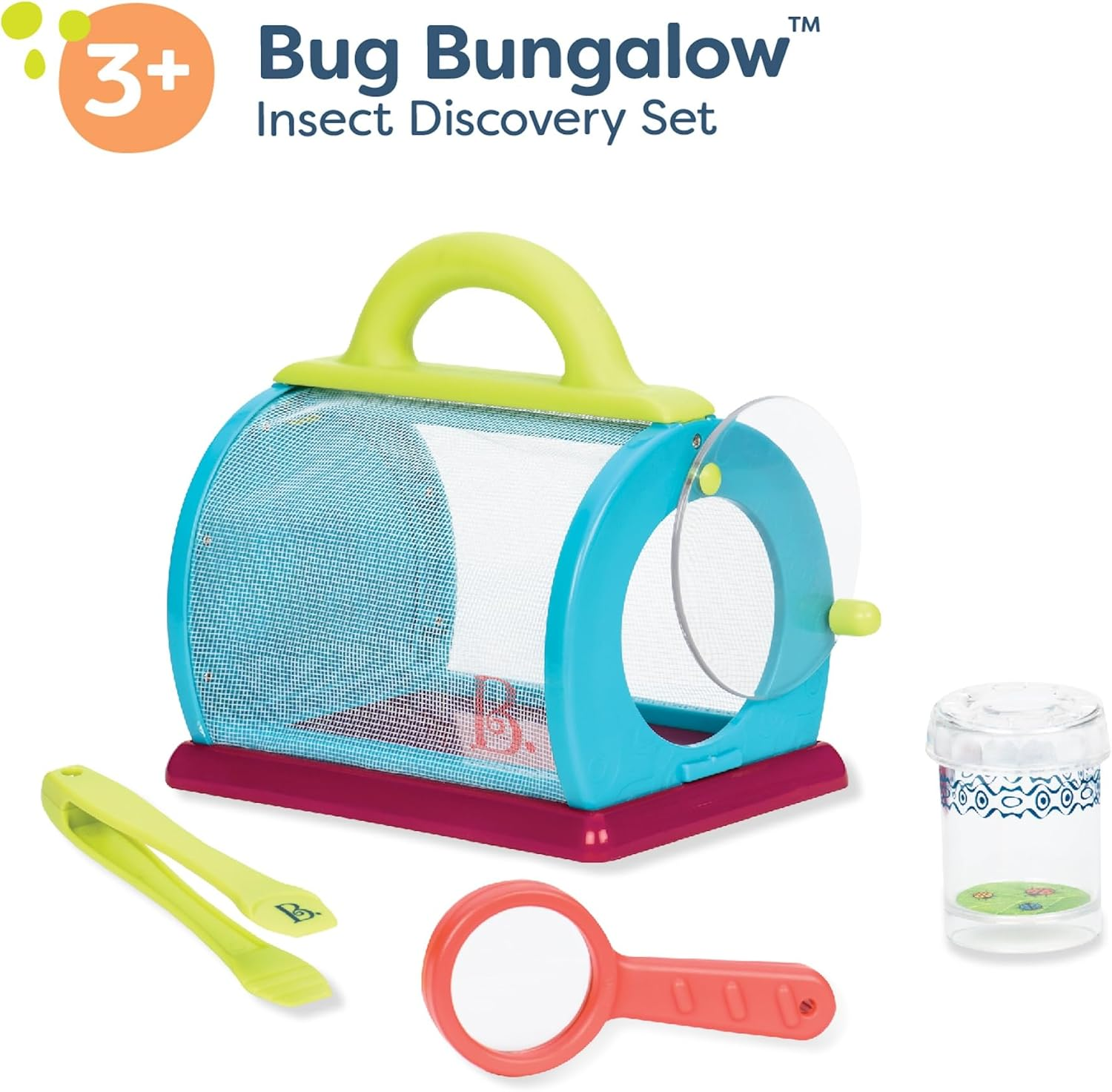 B Toys by Battat &ndash; Bug Bungalow Insect Catching Kit &ndash; Bug Toys for Kids 3+ image number 2