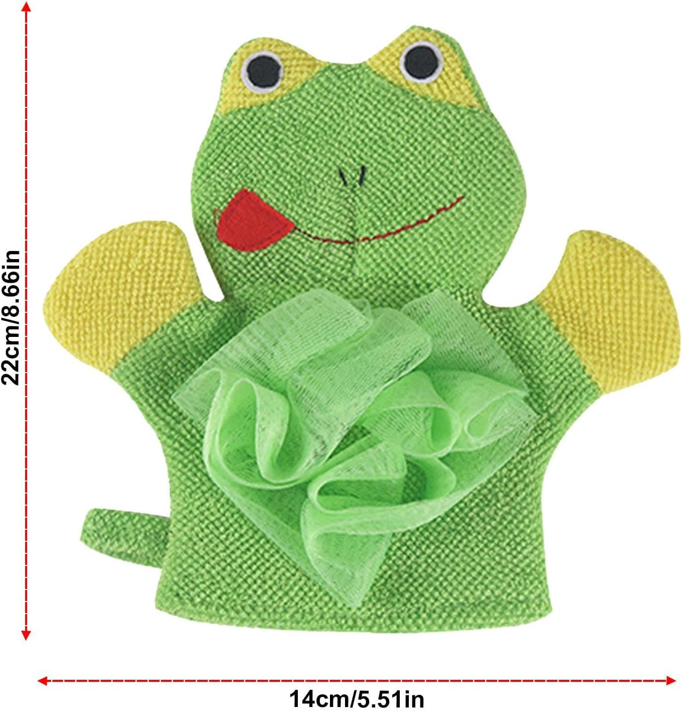 Bath Mitts Washcloths | Hand Puppet Washcloth for Animal Puppet Shape,Soft Easy to Lather Compound Cotton Shower Mitt for Newborn, Kid, Toddler Shower Bath Anzaga image number 2
