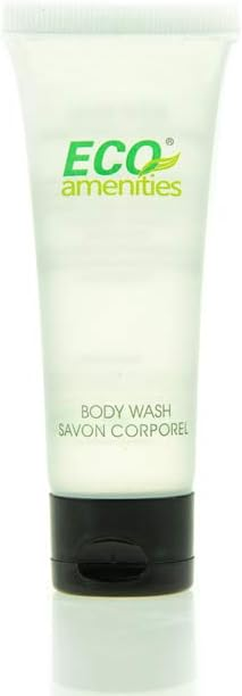 ECO AMENITIES Travel Size 1.1Oz Hotel Body Wash in Bulk, Clear, Green Tea, 200 Count image number 1