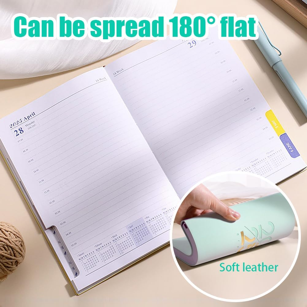 Geli 2026 Daily Planner Diary,Weekly and Daily Planner, with Stickers, January 2026 to December 2026, Hardcover 2026 Calendar for Office Home School Supplies