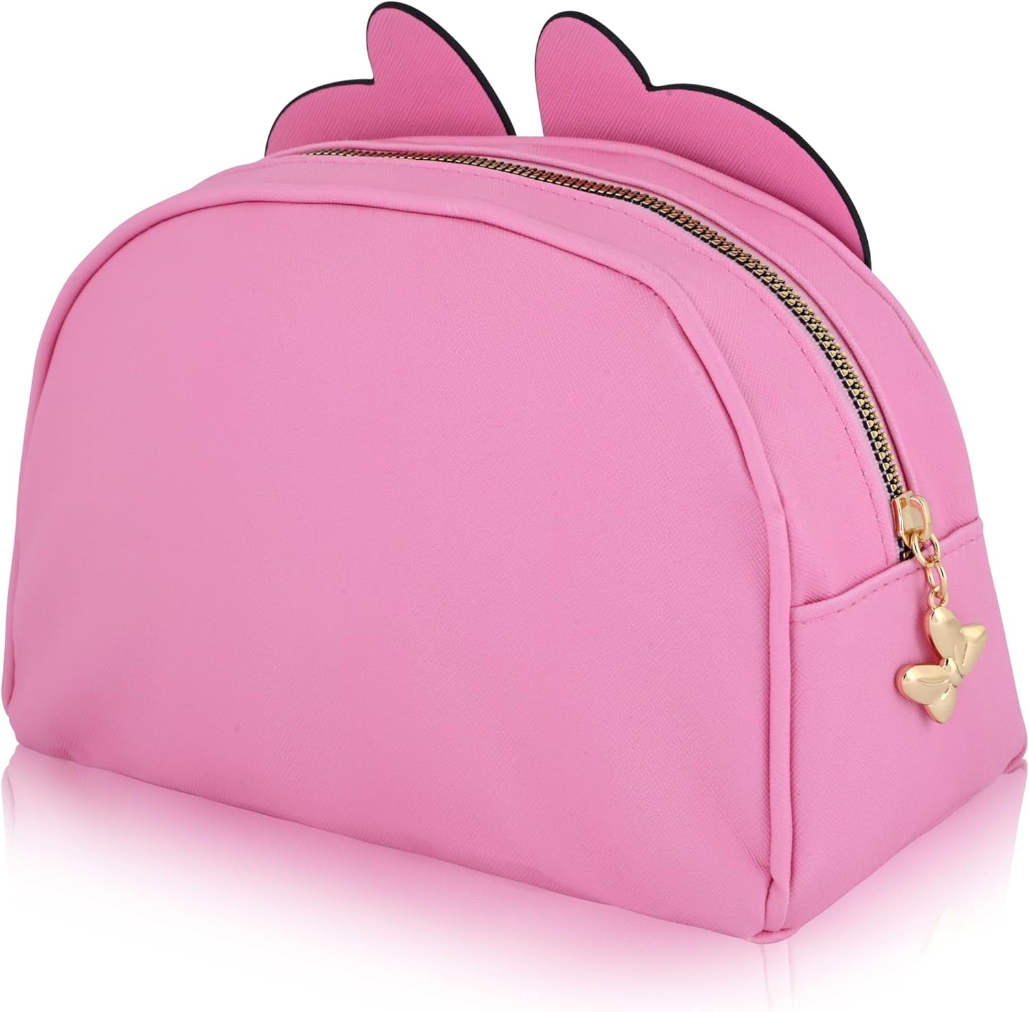 Disney Minnie Mouse Makeup Bag for Women | Minnie Mouse PU Leather Travel Toiletry Bag for Women | Make up Travel Bag Cosmetic Bag Makeup Pouch - Hello Kitty image number 2