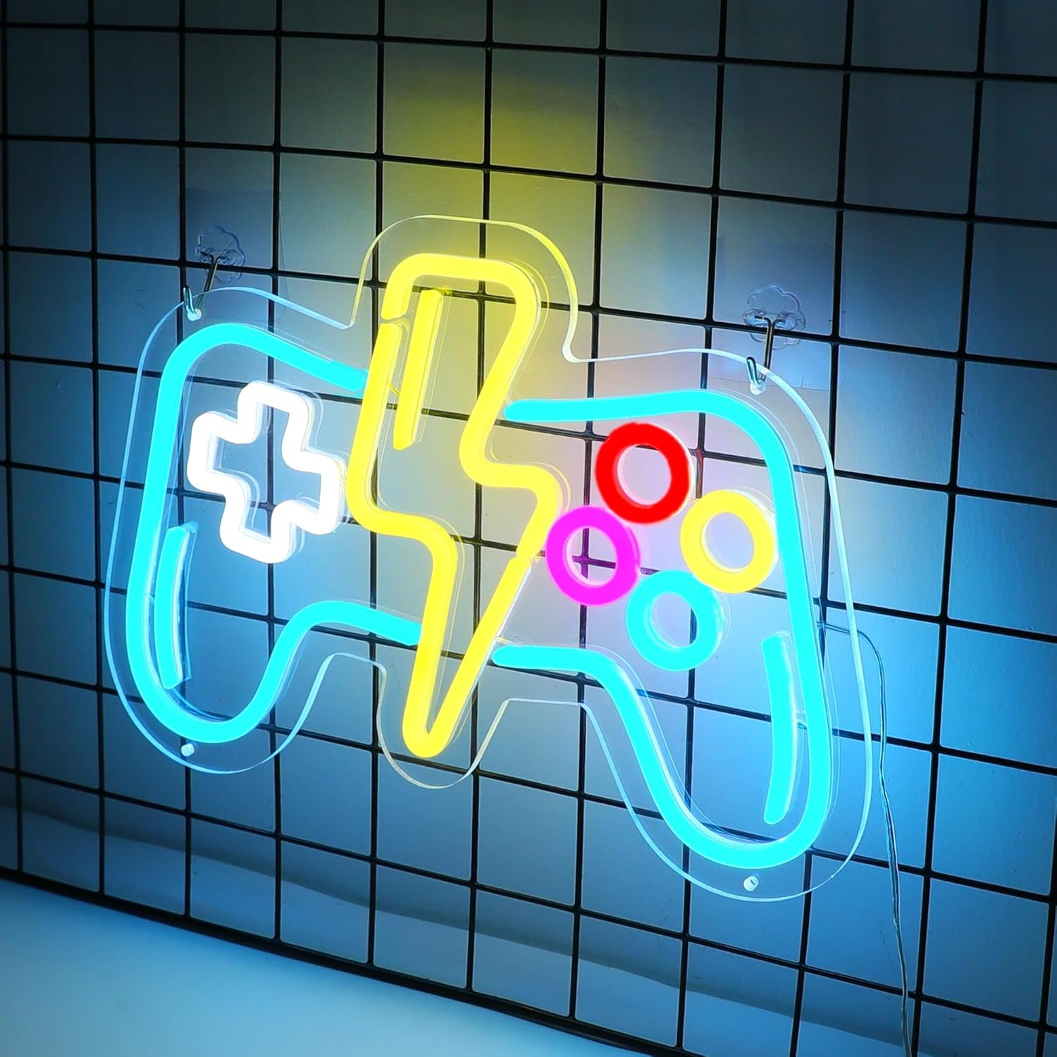 DWOOKE Gamer Neon Sign for Game Room Decor,Dimmable Gaming Neon Light Sign Wall Decor LED Lights for Boys Bedroom Accessories,Gamer Gifts for Boys,Kids,Teen, Men image number 5