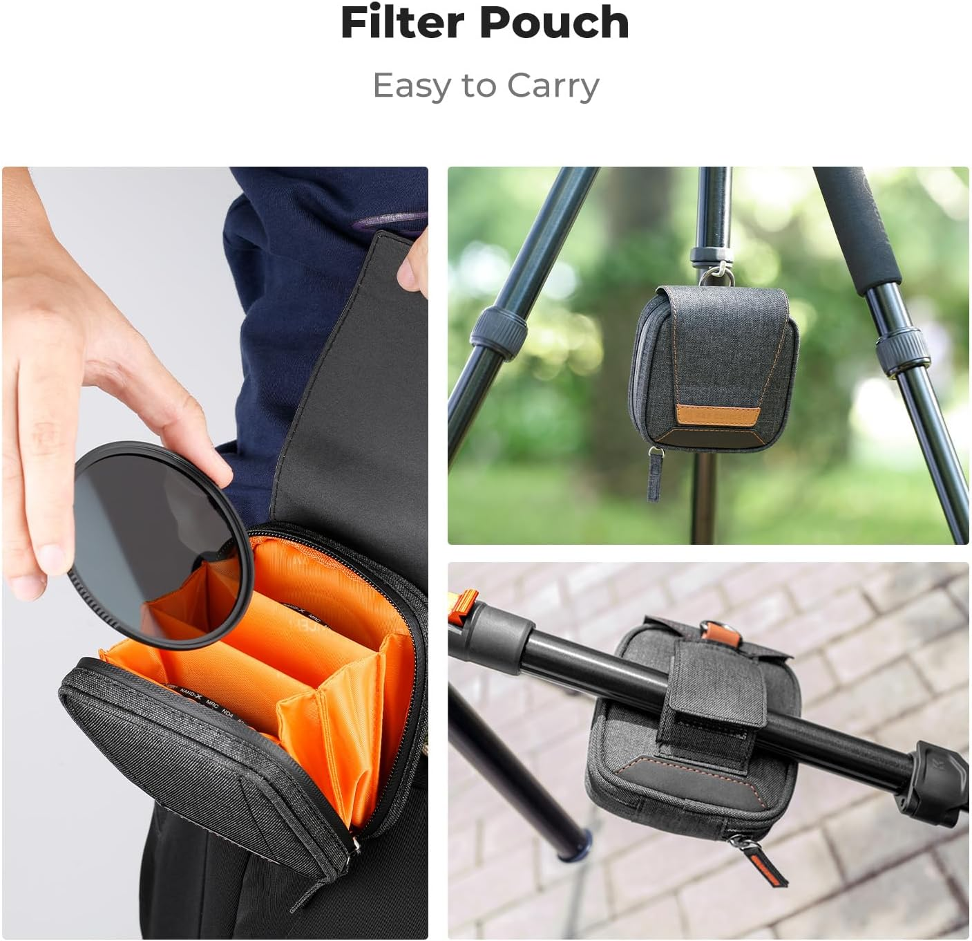 K&F CONCEPT 95Mm Fixed ND4 ND8 ND64 ND1000 Lens Filters Kit,Neutral Density Lens Filter Optical Glass with 28 Multi-Coated (Nano-X Series) image number 4