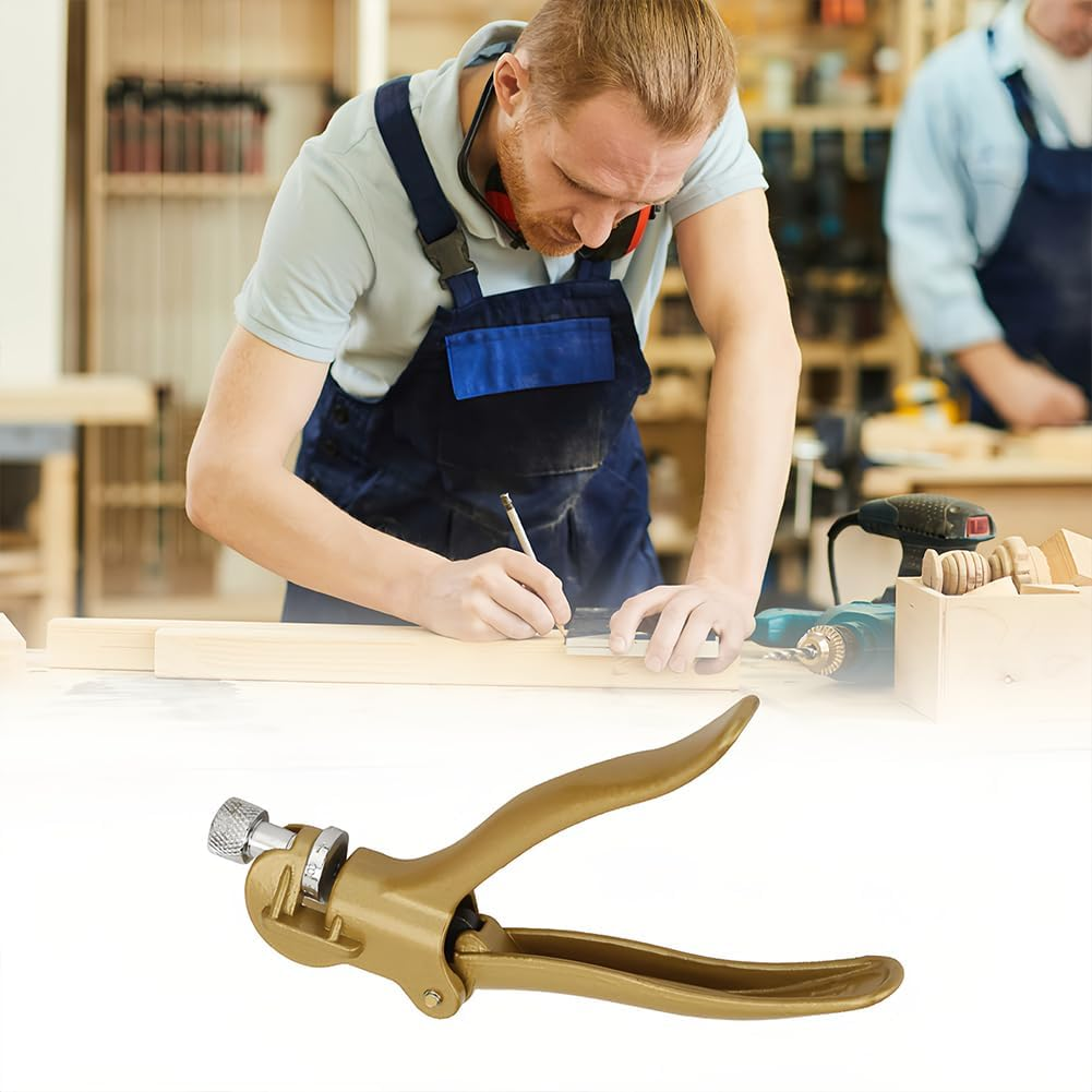 Saw Set Plier, Hand Saw Setting Tool Zinc Alloy and Copper Alloy Tool Woodwork Hand Sawset Puller DIY Accessories Hand Tools Sawset Puller image number 3