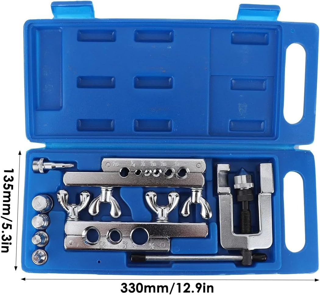 AIMALL Cemented Carbide Tube Expander Tool Set, 12.9&times;5.3In Refrigeration Maintenance Kit for Car AC, Refrigerator, Copper/Aluminum Tube Reamer & Bell Mouth Expander image number 5