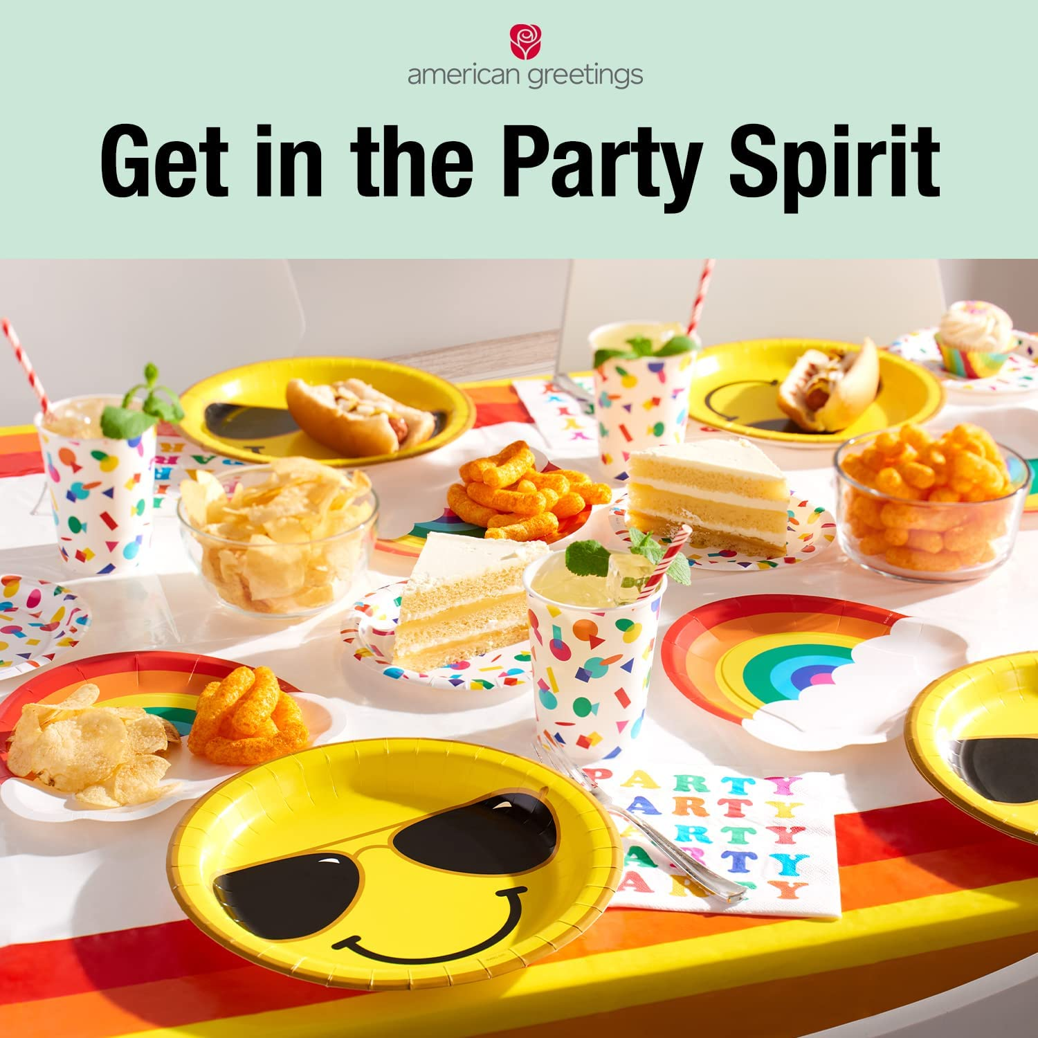 American Greetings Friends Party Supplies, Plastic Cups (8-Count) - Dessert Plates image number 4