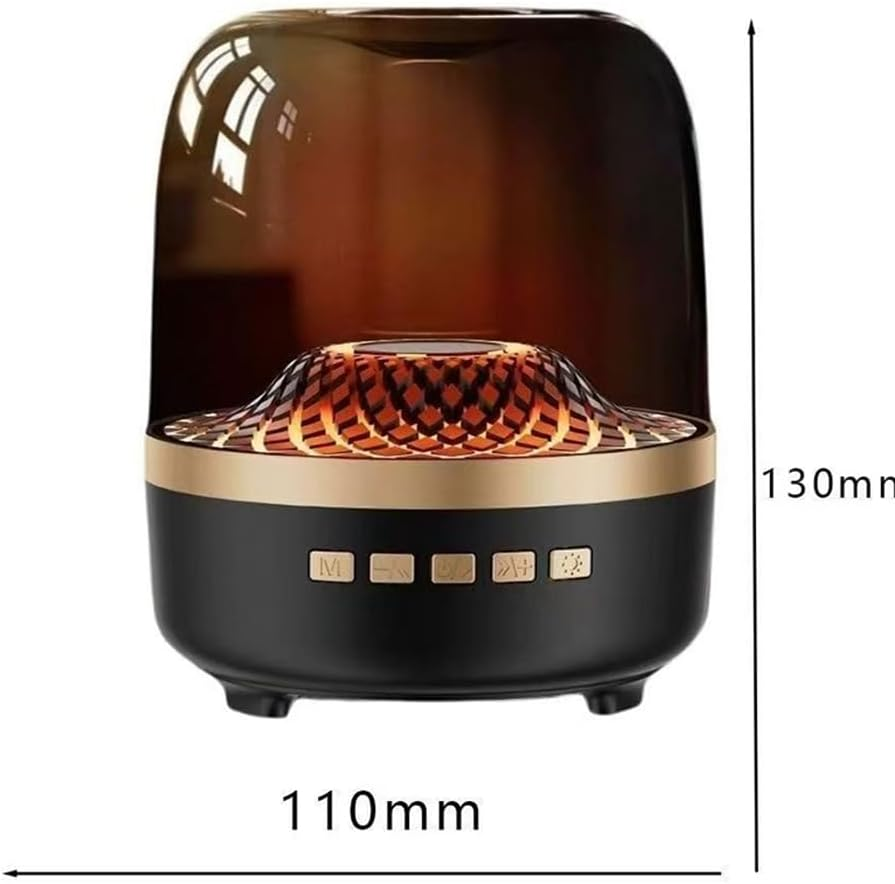 RGB Atmosphere Colorful Glass 4 Speakers Home High Volume Wireless Bluetooth Sound Box Subwoofer Small Speaker image number 1