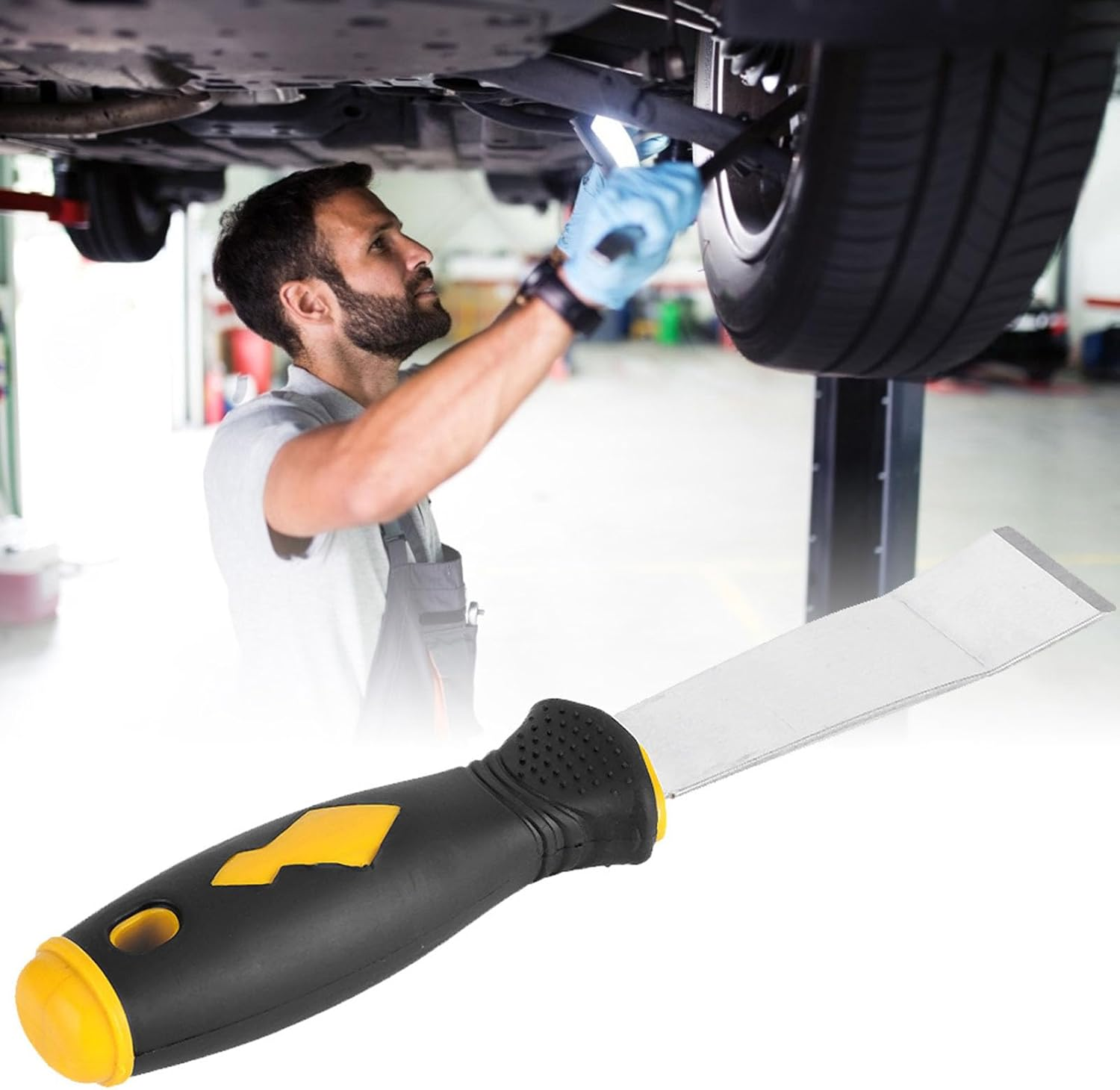 Wheel Weights Installer Tool for Easy Mar- Installation on Alloy Rims for Auto Repair and Maintenance (Balanced Shovel) image number 1