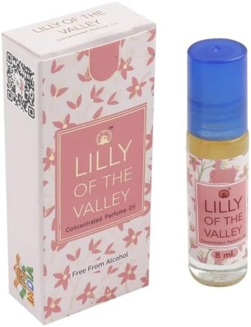 Natural Lily of Valley Concentrated Perfume Oil Attar for Long Lasting with Easy Apply Rollon for Men and Women - 8 ML image number 1