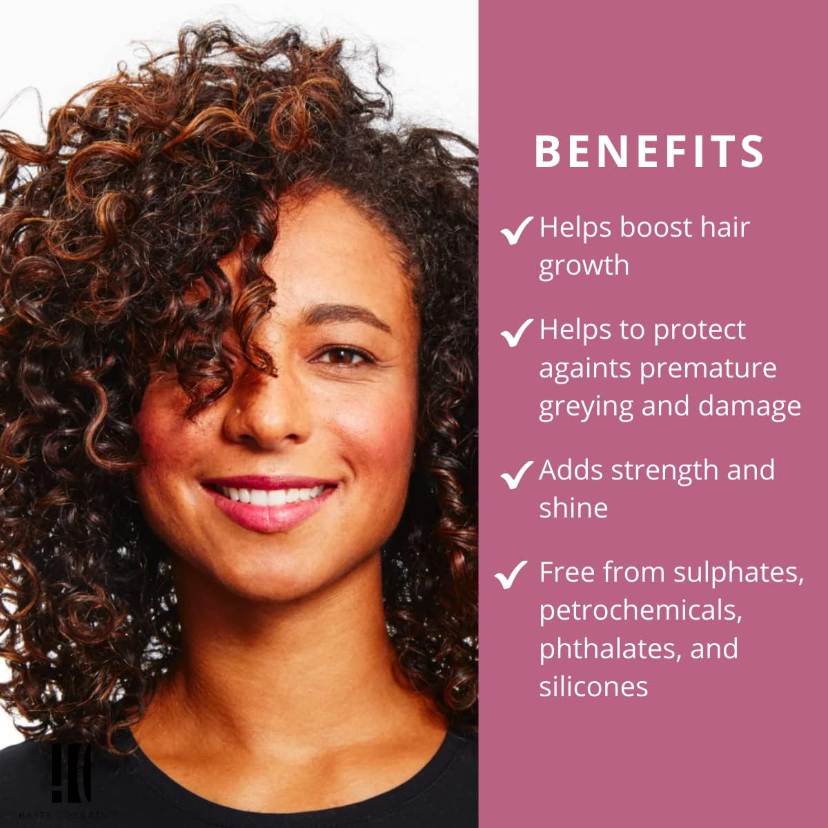 Hayze Onion Hair Oil for Hair Fall Control & Growth | with Almond, Hibiscus & Grape Seed | Scalp Soothing, Dandruff Care & Itching Relief | No Chemicals | Vegan | Light & Non-Sticky - 200Ml image number 3