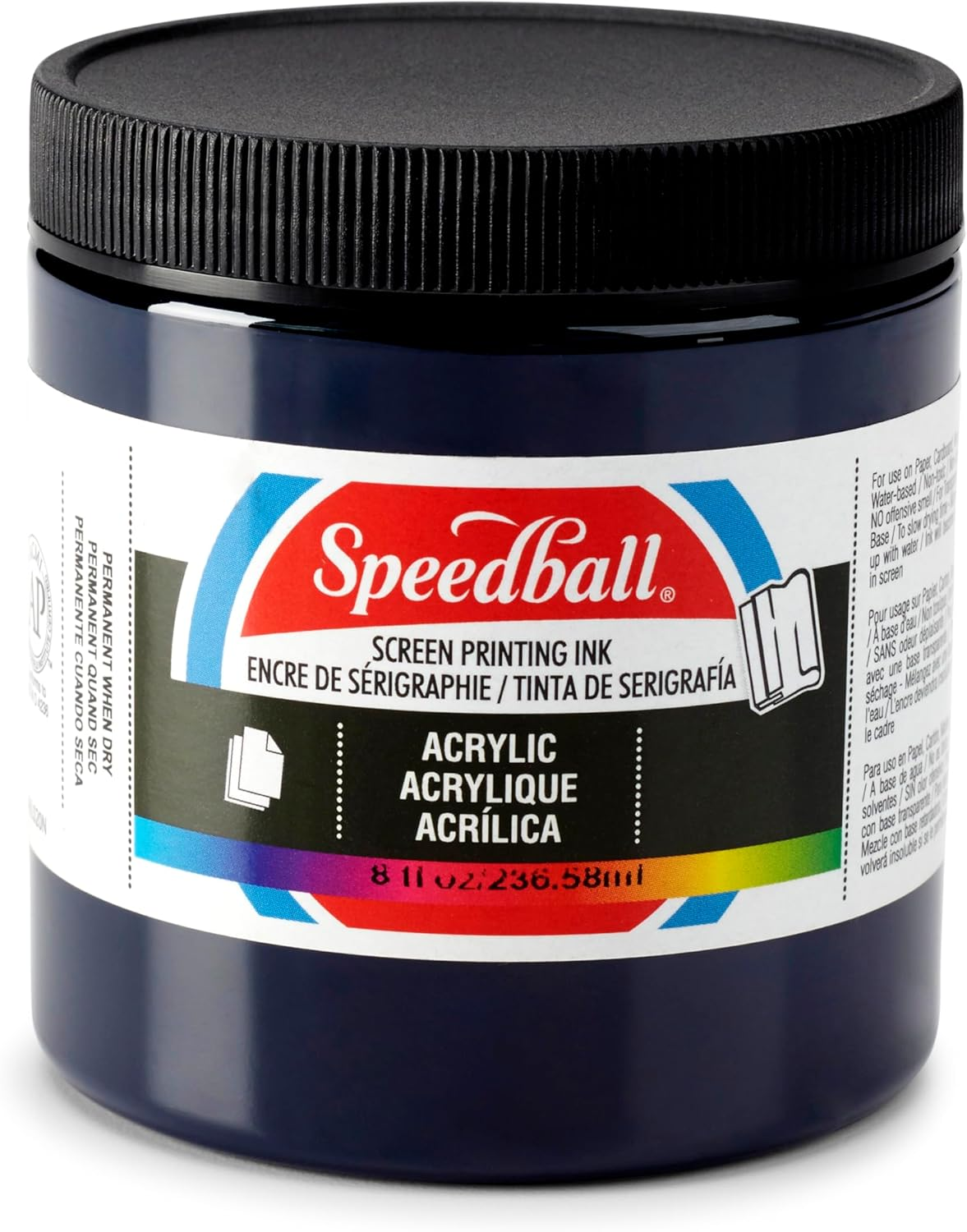 Speedball Acrylic Screen Printing Ink Primrose Yellow, 236Ml, Quality with Vibrant, Long-Lasting Colour, Premium Pigments, Ideal for Professional Artwork on Wood and Paper