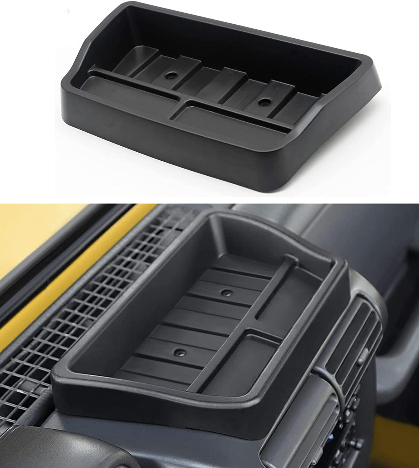 POETRYXIAO Dashboard Storage Box Organizer Tray for 1997-2006 Jeep Wrangler Tj,Interior Accessories
