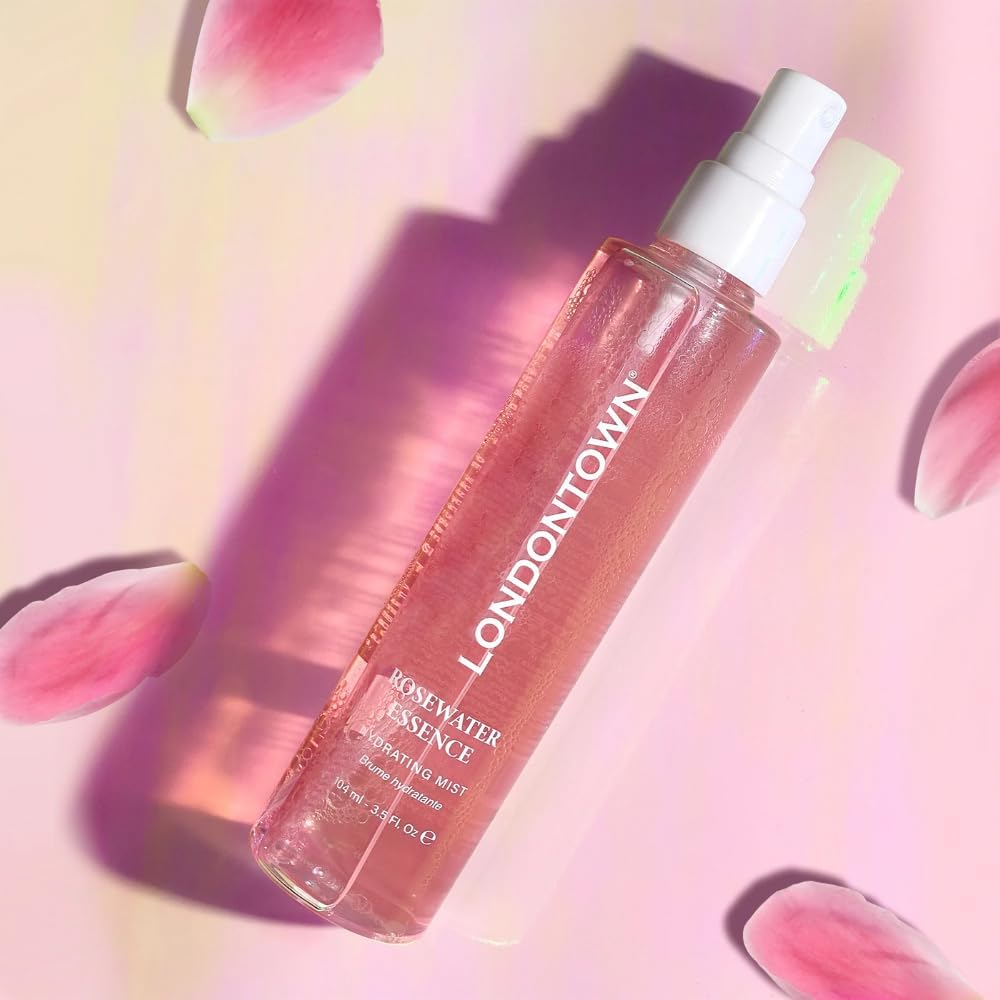 LONDONTOWN Rosewater Essence, Facial Mist Spray, 3.5 Fl. Oz image number 1