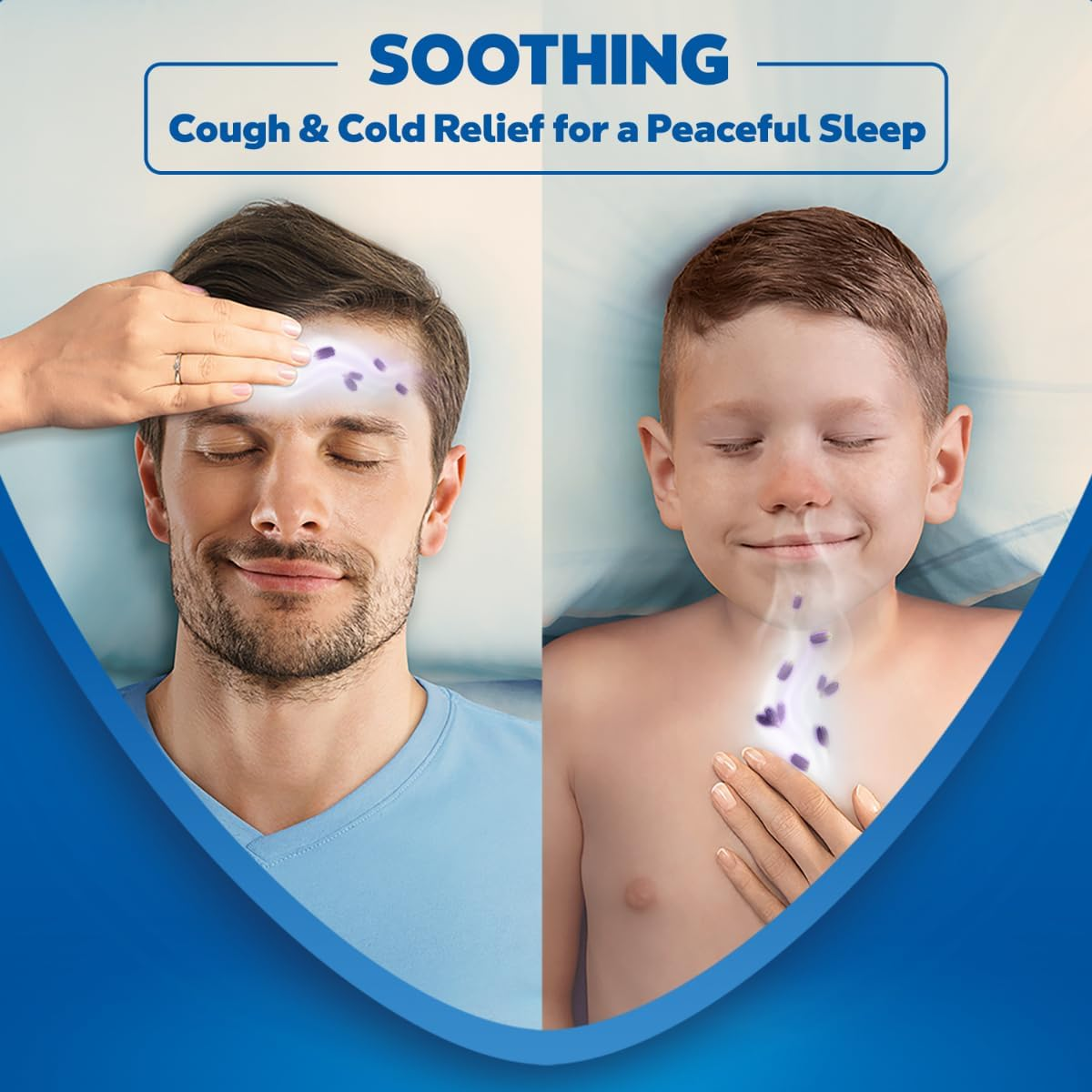 Vicks Vaporub Lavender Decongestant Cough Cold Rub 50 Gram image number 1