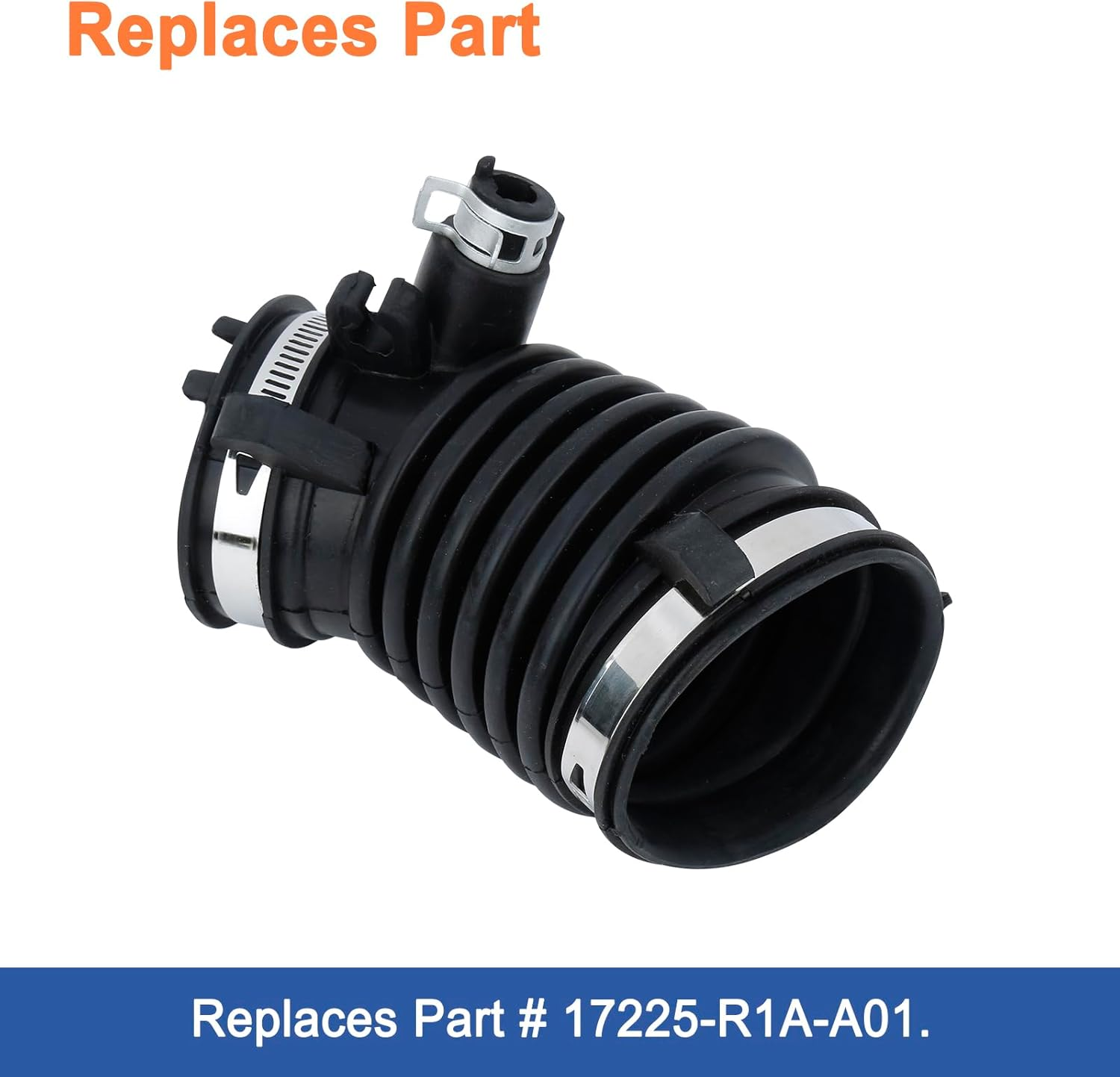 Engine Air Intake Hose (Tube with Clamps). Replaces Part # 17225-R1A-A01. Fits for Honda Civic 1.8L 2012-2015, Acura Ilx 2.0L 2013-2015. image number 1