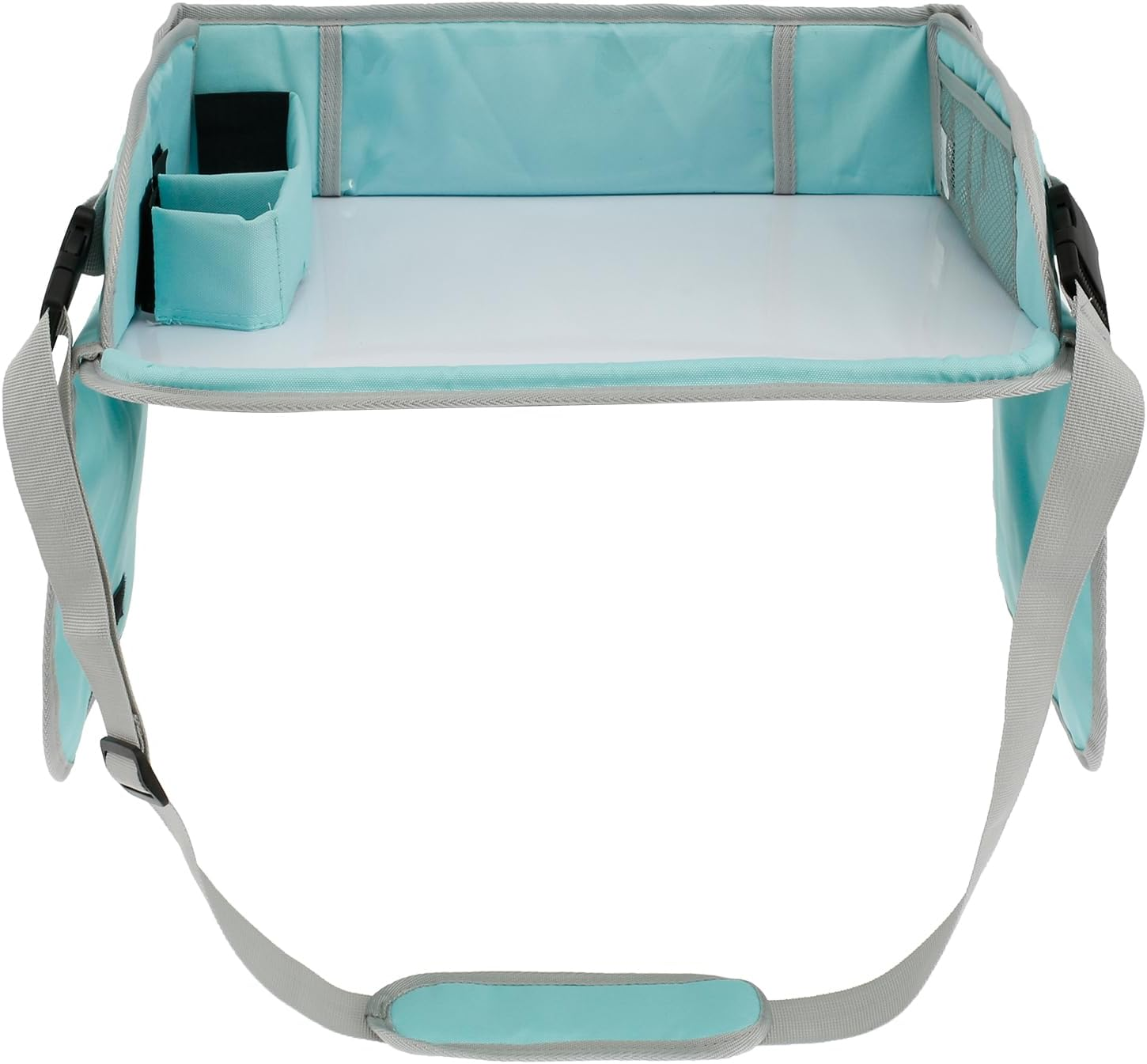 Whsunvo Car Seat Tray Enduring Kids Travel Tray Easy to Install Table with Adjustable Strap Portable Easy to Clean Car Seat Tray for Kids Travel Toddlers (Pink)