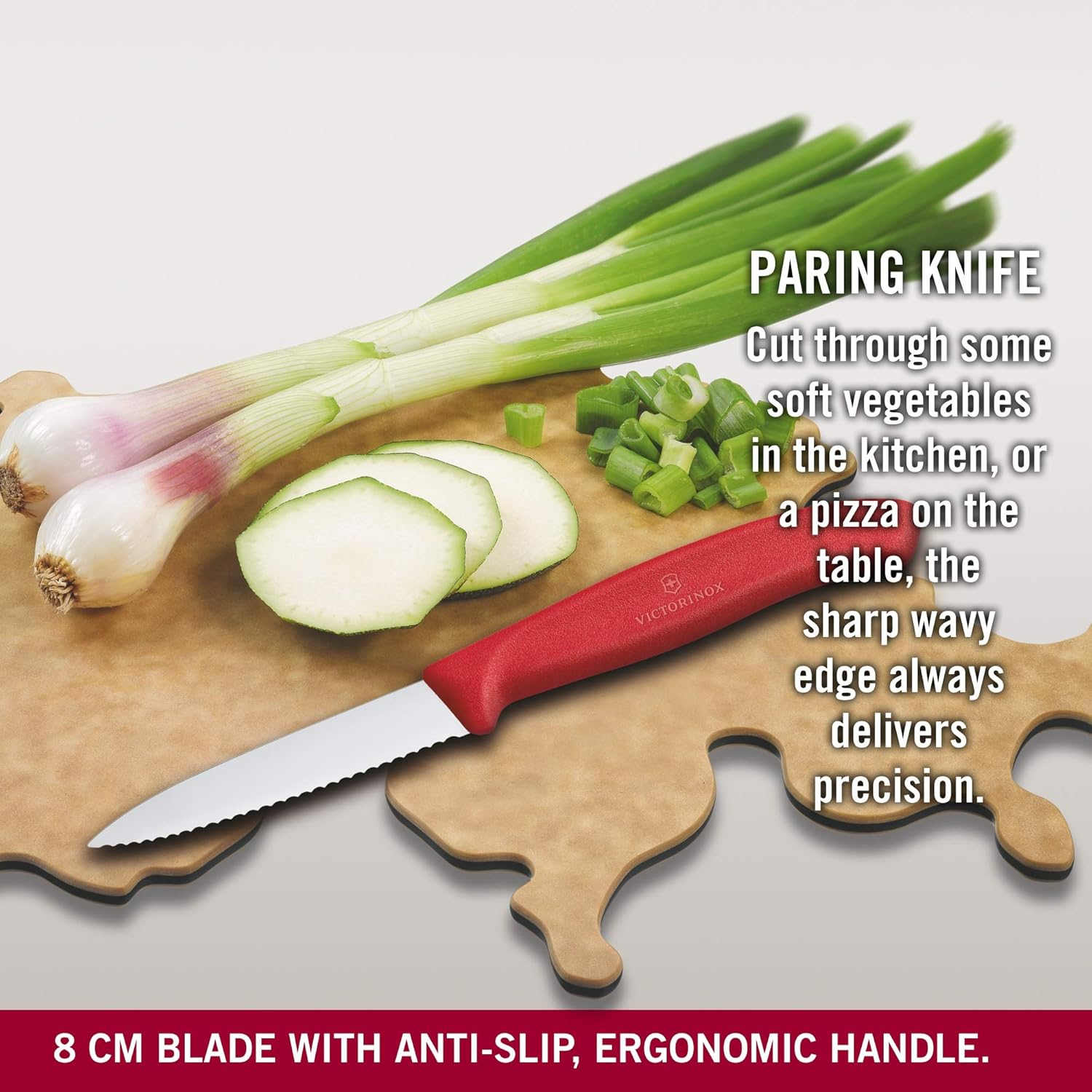 Victorinox 6.7631 Swiss Classic Paring Knife, Red image number 6