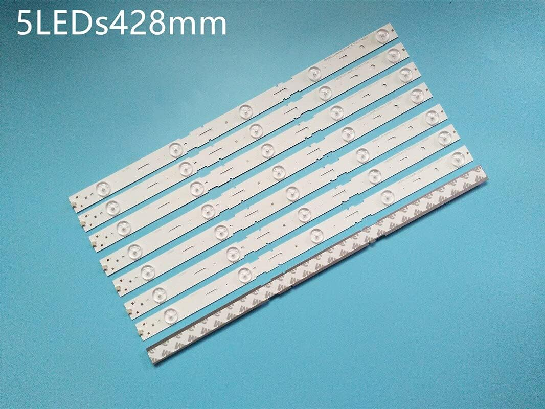 Accessories 100% New 8Pcs/Kit LED Strips for GRUNDIG TV 40 VLE 6420 BH 40VLE 6420 BH 40VLE6420 BH 40 VLE 6520 BL 40VLE 6520 BL 40VLE6520 BL