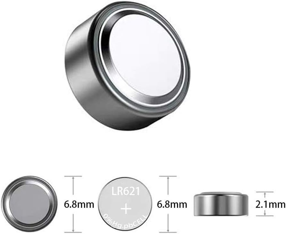 10 Pack AG1 Battery LR621 364 Watch Battery 1.55V 364 SR621SW SR621SW 621 LR60 CX60 Alkaline Button Cell Batteries for Watch Toys Remote AG13 image number 4