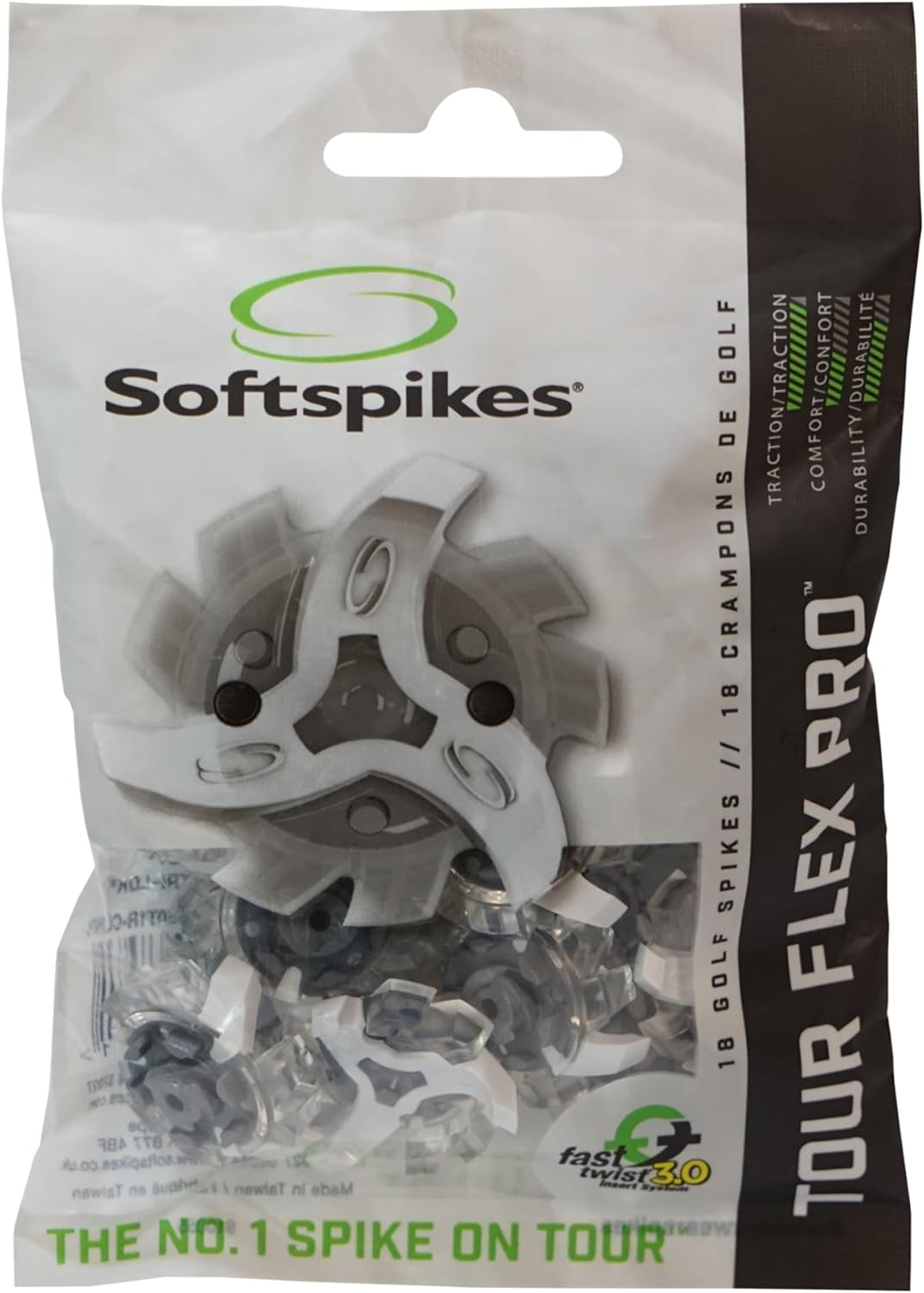 Softspikes Tour Flex Pro, Fast Twist 3.0 Golf Spikes, Golf Cleats, Pro Packs, Cleat Kit image number 5