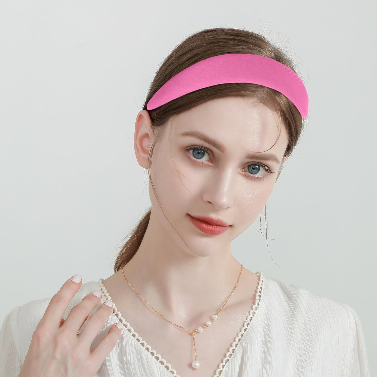 Pack of 2 Wide Face Headbands, Classic Retro, Simple and Fashionable, Elee Hair Accessories for Girls, Multifunctional Headband, Personalised Hairstyle Decoration