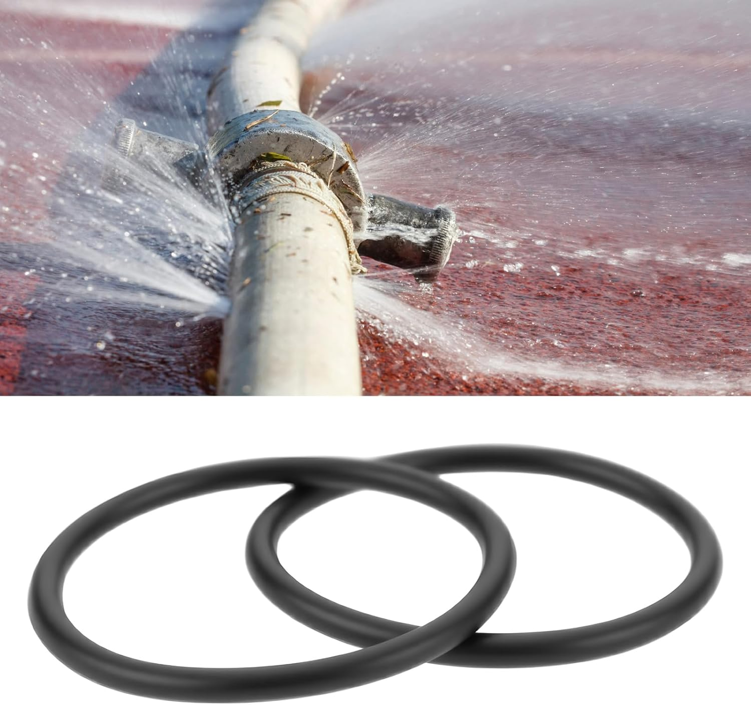 Create Idea 100PCS Nitrile Rubber O-Rings 21X18X1.5Mm Sealing Ring Suitable for Filters Water Pipes and Pumps image number 1