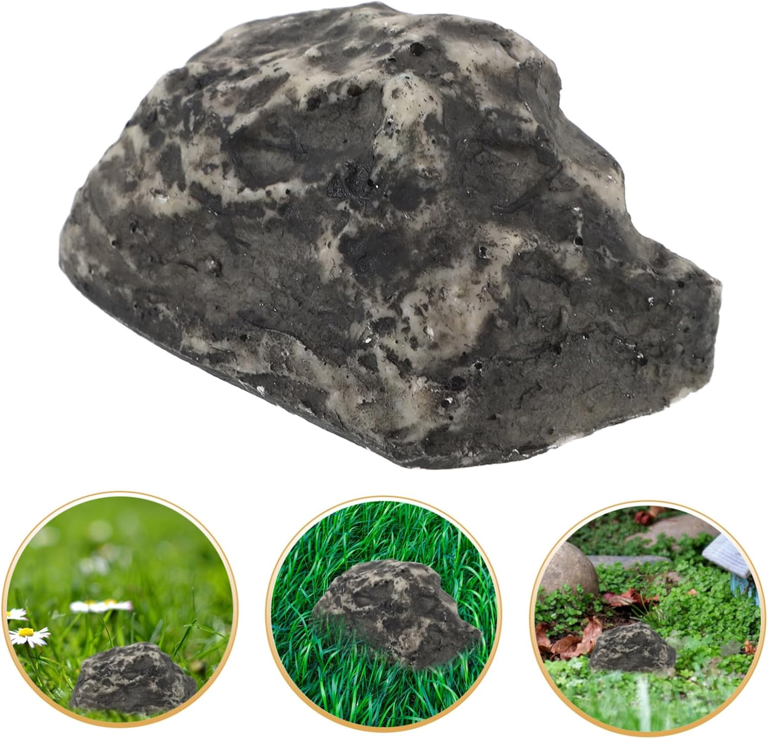 1Pc Stone Type Resin Key Box Hidden Storage Key Case Artificial Stone Hider for Outdoor Holder for Garden and Security Ideal for Concealing Spare S image number 1