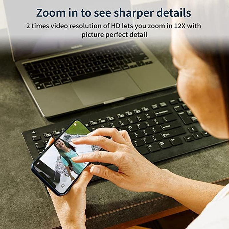 Arlo Pro 5 2K Spotlight Wire-Free Camera| 2 Camera | 2K Video with HDR | Indoor/Outdoor Security Cameras |Color Night Vision |160&deg; View|Compatible with Alexa | Home Security | White (VMC4260P-100AUS) image number 1