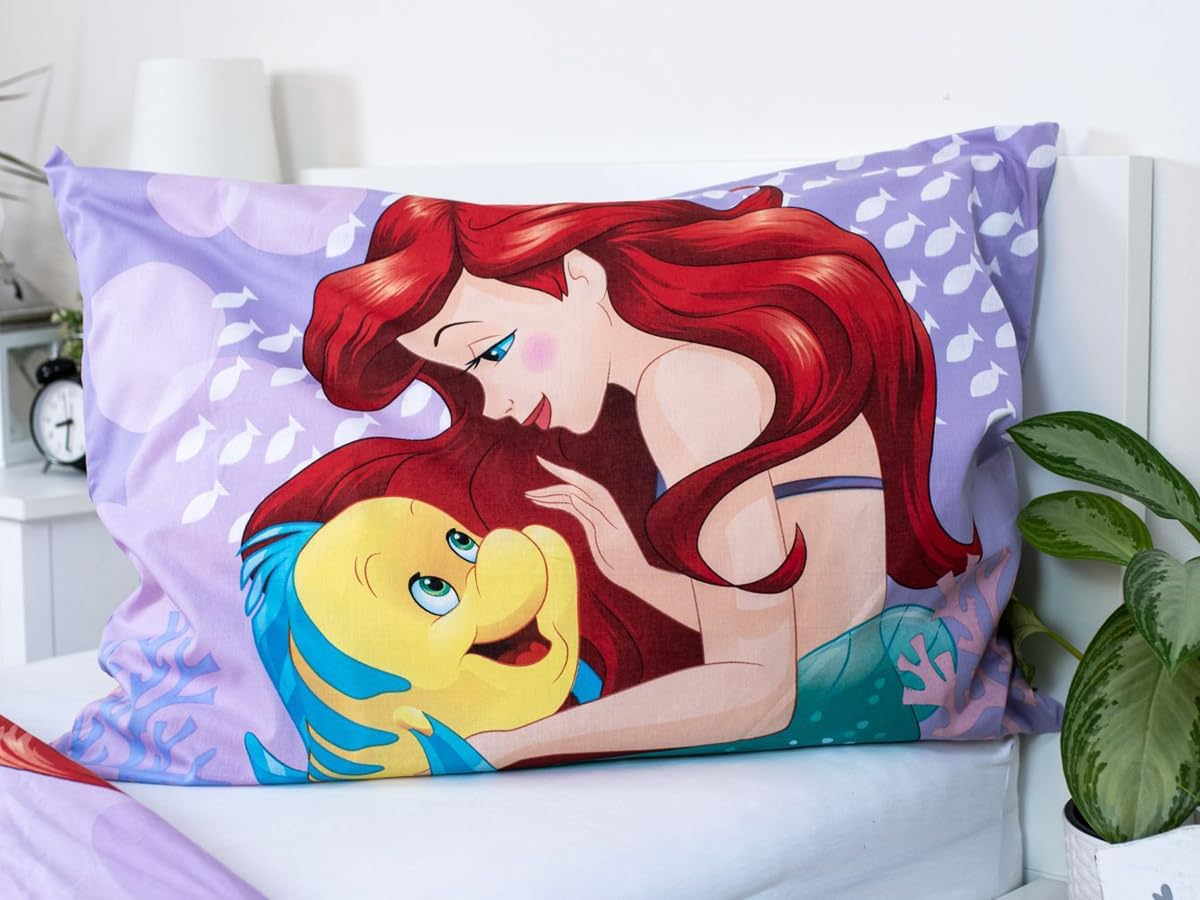 Jerry Fabrics Ariel the Little Mermaid Princess Bedding Set, 100% Cotton, Duvet Cover 140 X 200 Cm + Pillowcase 70 X 90 Cm image number 2