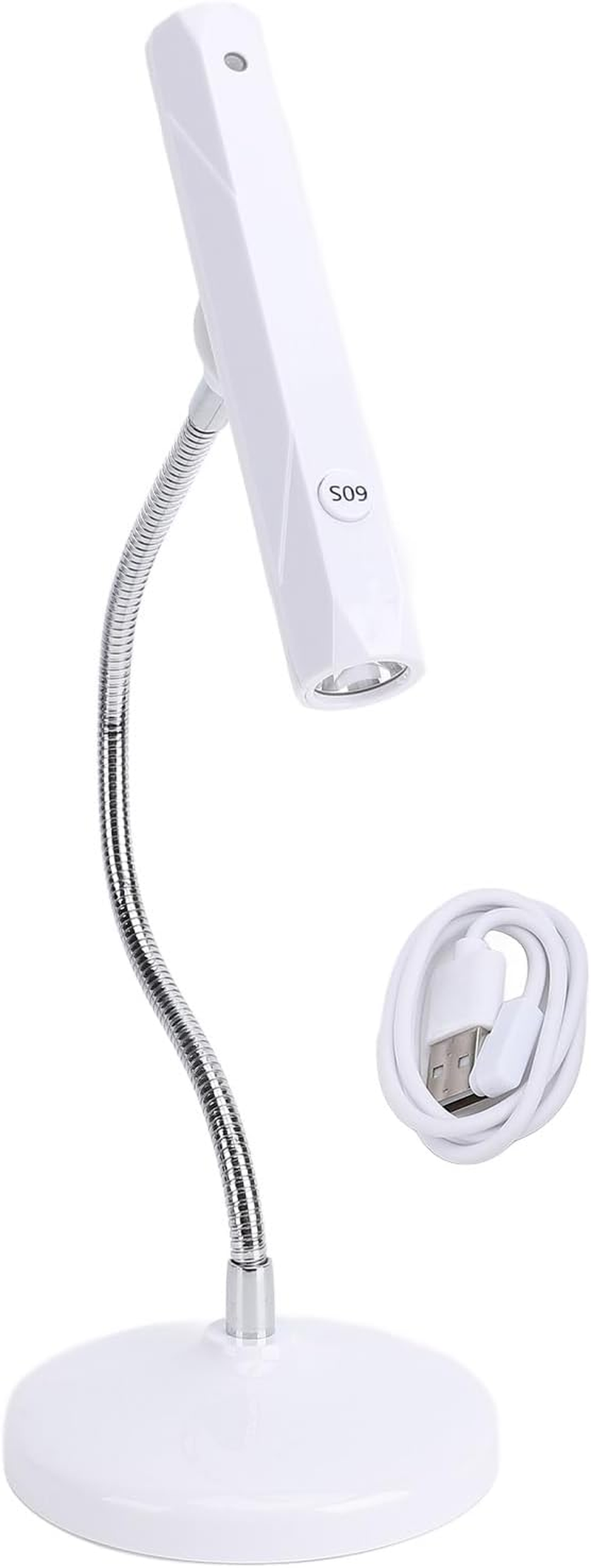 MENDUNER U V Nail Lamp Touch Control - 9W Flash Cure, Gooseneck Design, Rechargeable 2500Mah Battery, Portable LED Light for Gel Nails image number 5