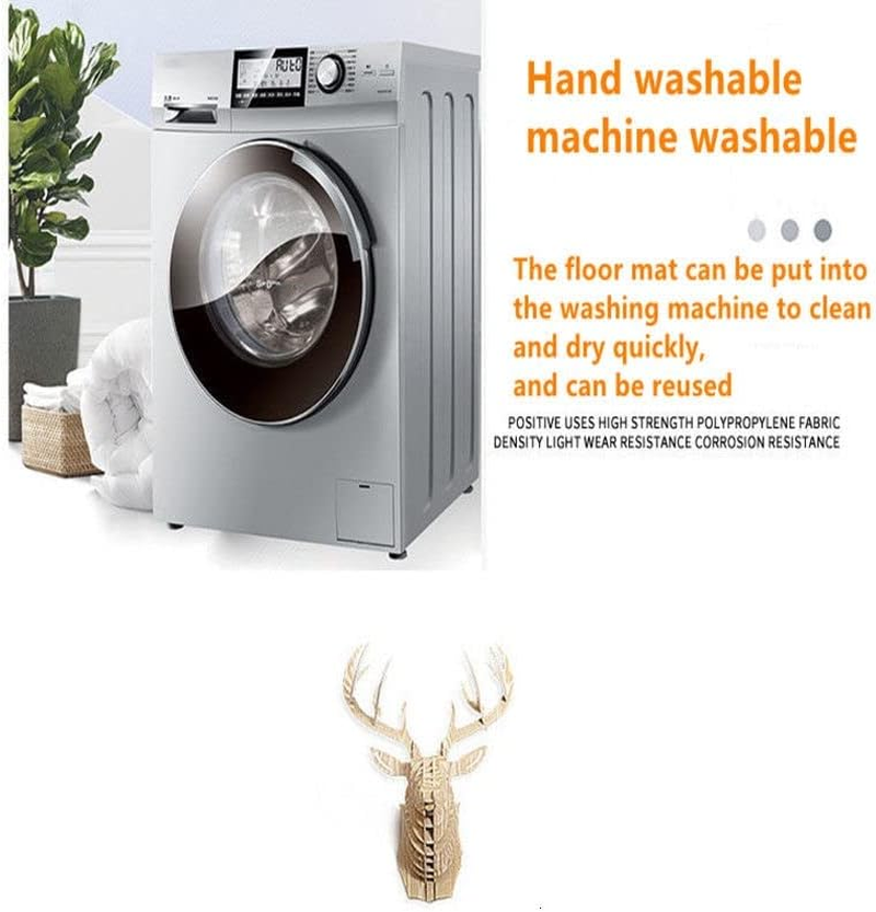 Half round Microfiber Chenille Non-Slip Bathroom Bath Rug Super Absorbent Quick Drying Shower Mat Soft Shaggy Bathtub Rugs Machine Washable Semi Circle Floor Decor Mat (Dark Gray, 50-80Cm) image number 6