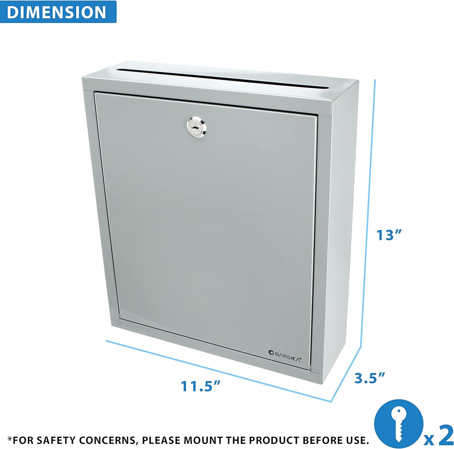 Barska Multi-Purpose Drop Suggestion Mail Box image number 4