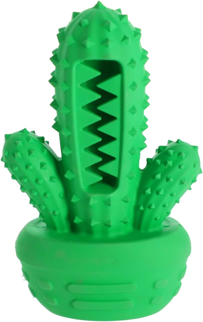 Dingo 17313 Hard Rubber TPR Cactus Dog Toy 17.5 Cm image number 1