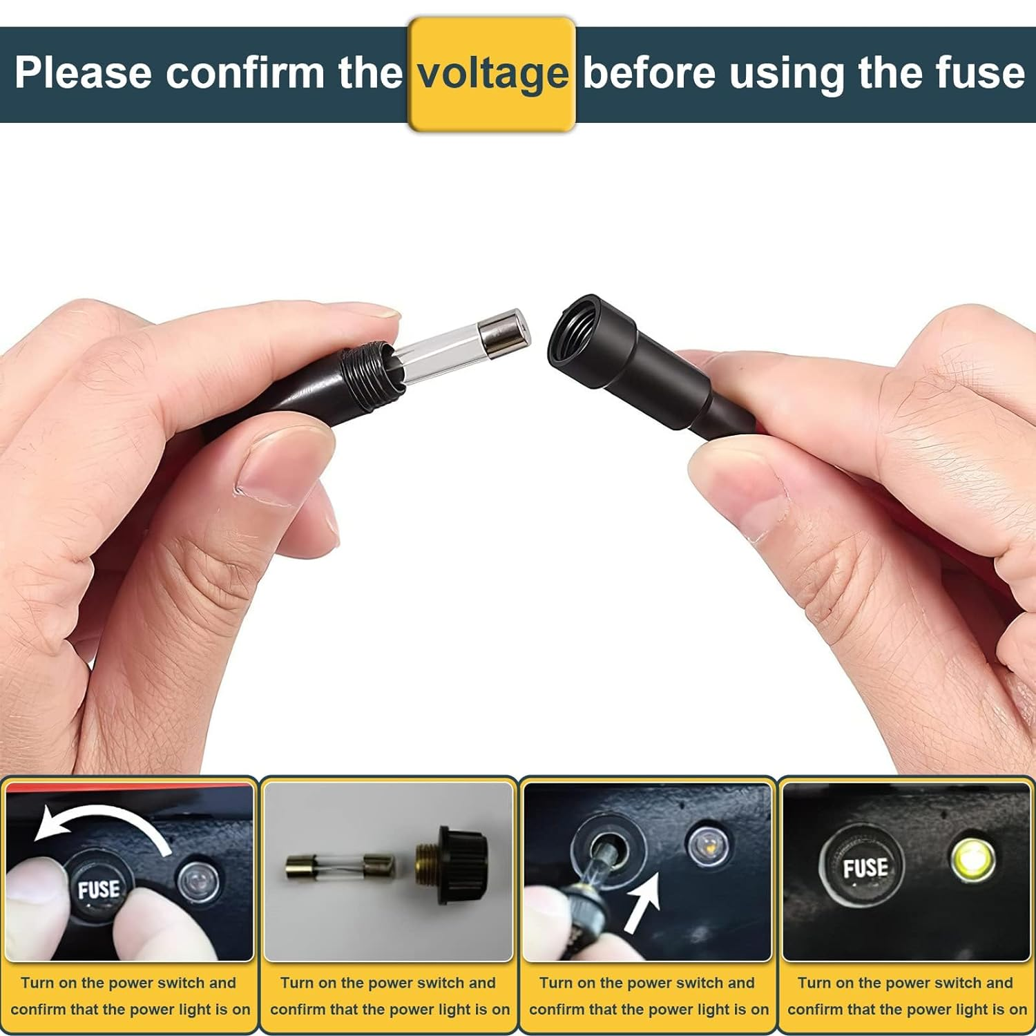 Glass Quick Fast Blow Fuse, 100Pcs Glass Tube Fuses Assorted Kit 0.2A~20A, 10 Models Each 10Pcs image number 2