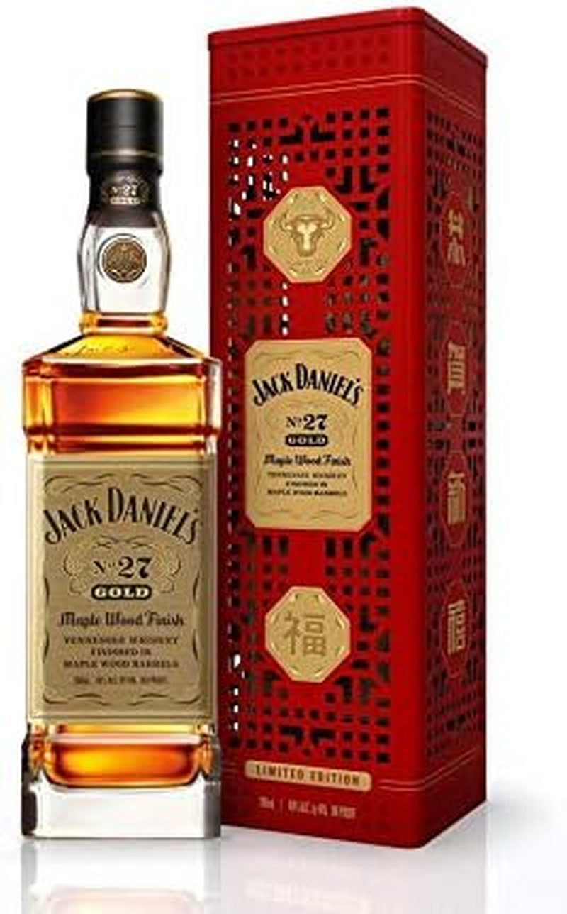 Jack Daniel No 27 Gold Maple Wood Finish Year of the Ox Limited Edition Tennessee Whiskey 700Ml