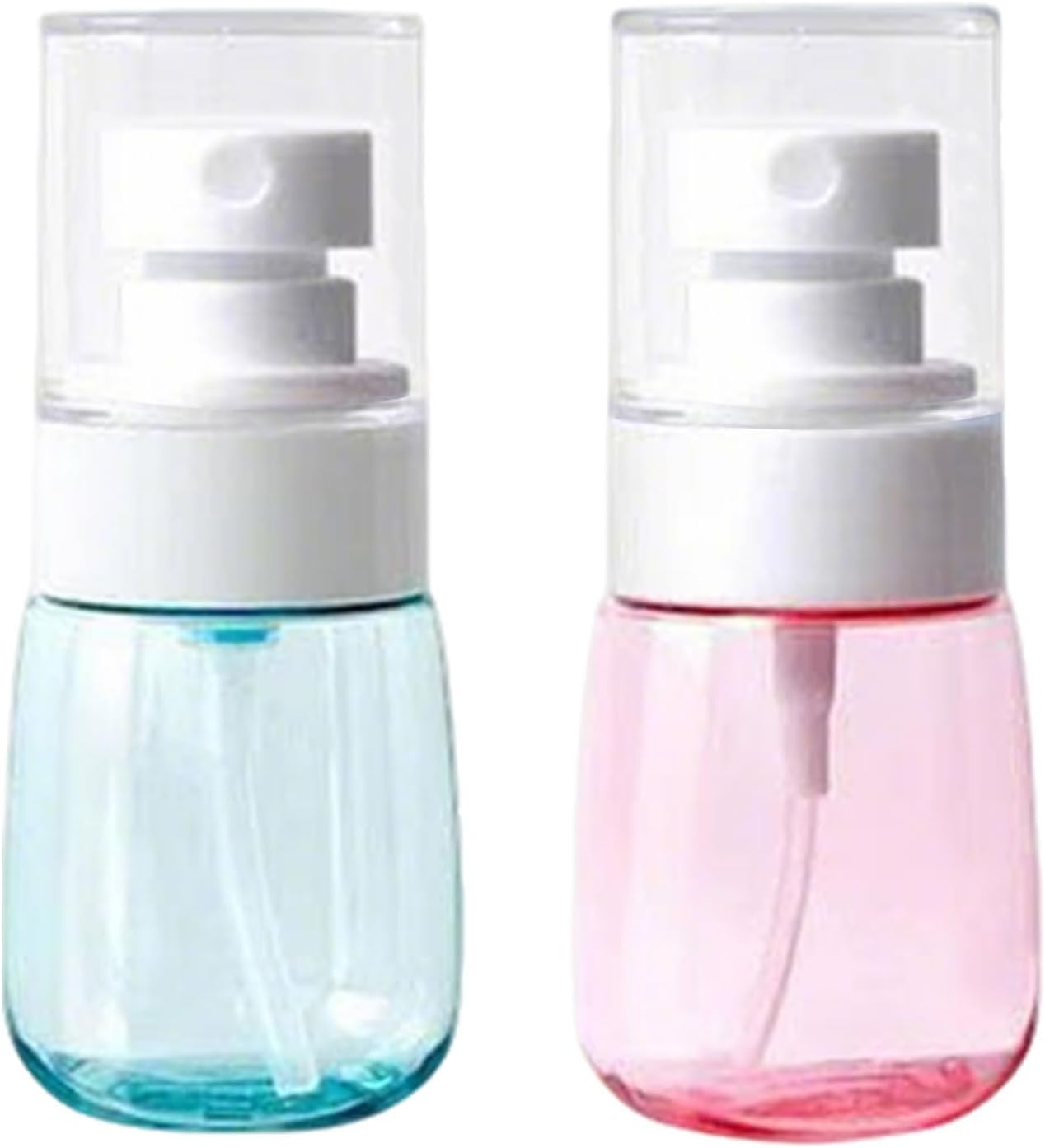 Luzcauwy 2-Pack 30Ml Mini&ndash;Fine Mist Spray Bottles &ndash; Clear Empty Travel Containers, Refillable Atomizers for Toner, Perfume, Skincare, Essential Oils &ndash; Leakproof Design image number 3