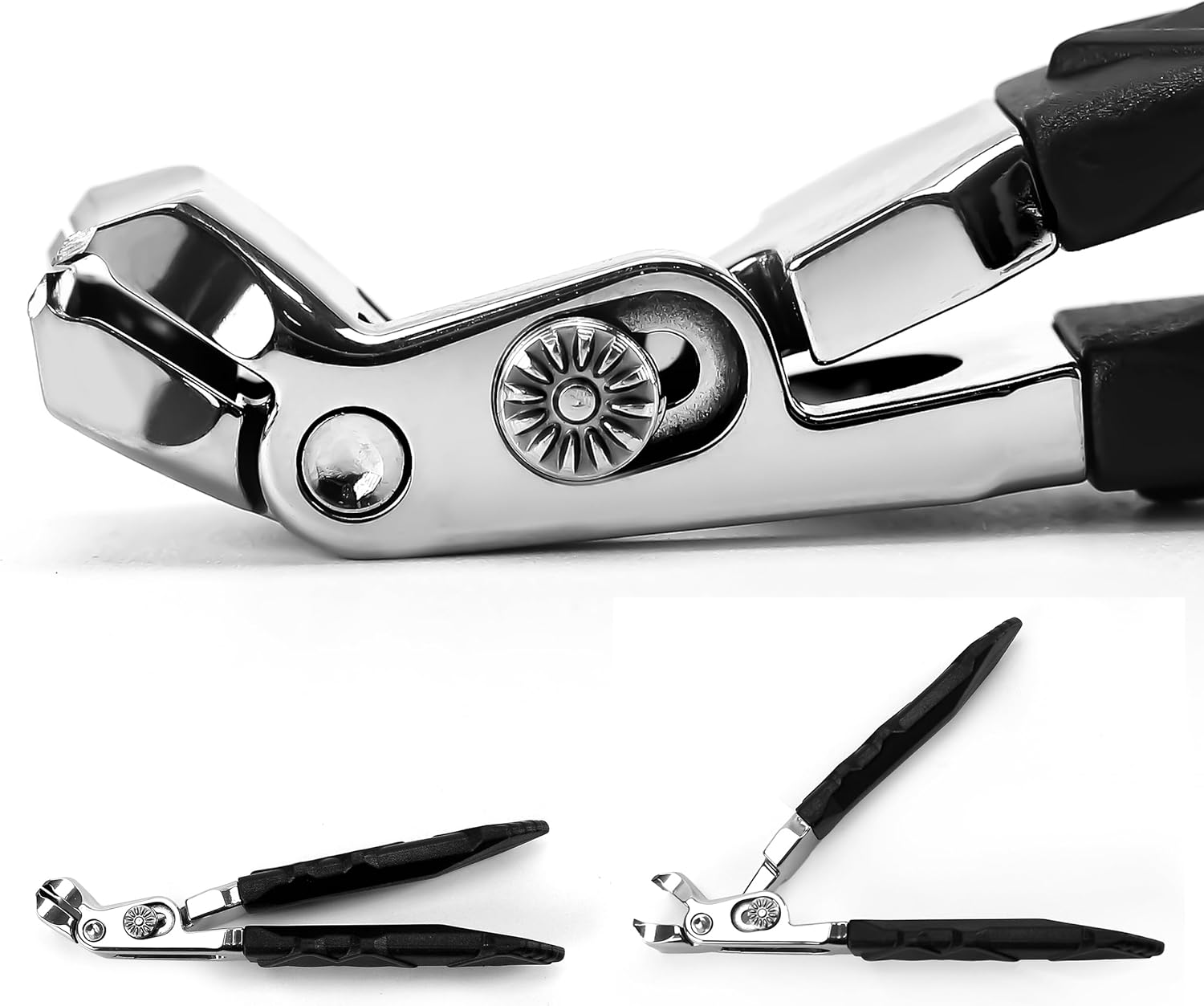 Pro Nail Clippers for Seniors with Thick Toenails - Long Handled Ergonomic Design for Fingernails and Toenails - Proclip Wide Jaw Opening with Large Angled Head image number 4