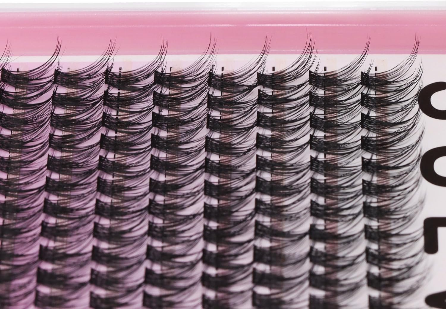 SULV Black False Lash Cluster D Curl 8-20Mm Mixed Large Tray Lashes Extensiond Lashes Wispy Lashes Extensions Dramatic Lash Clusters (D#-12-14-16-18Mm Mixed) image number 3