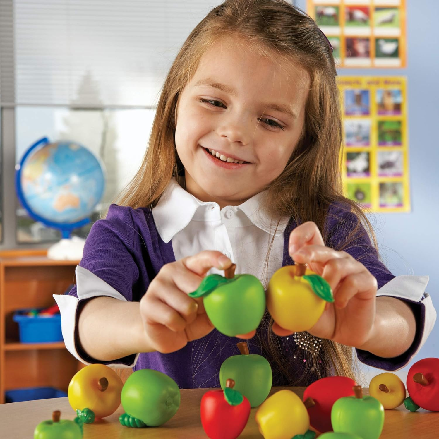 Learning Resources Attribute Apples, Sorting and Matching, Set of 27 Pieces, Ages 3+ image number 6