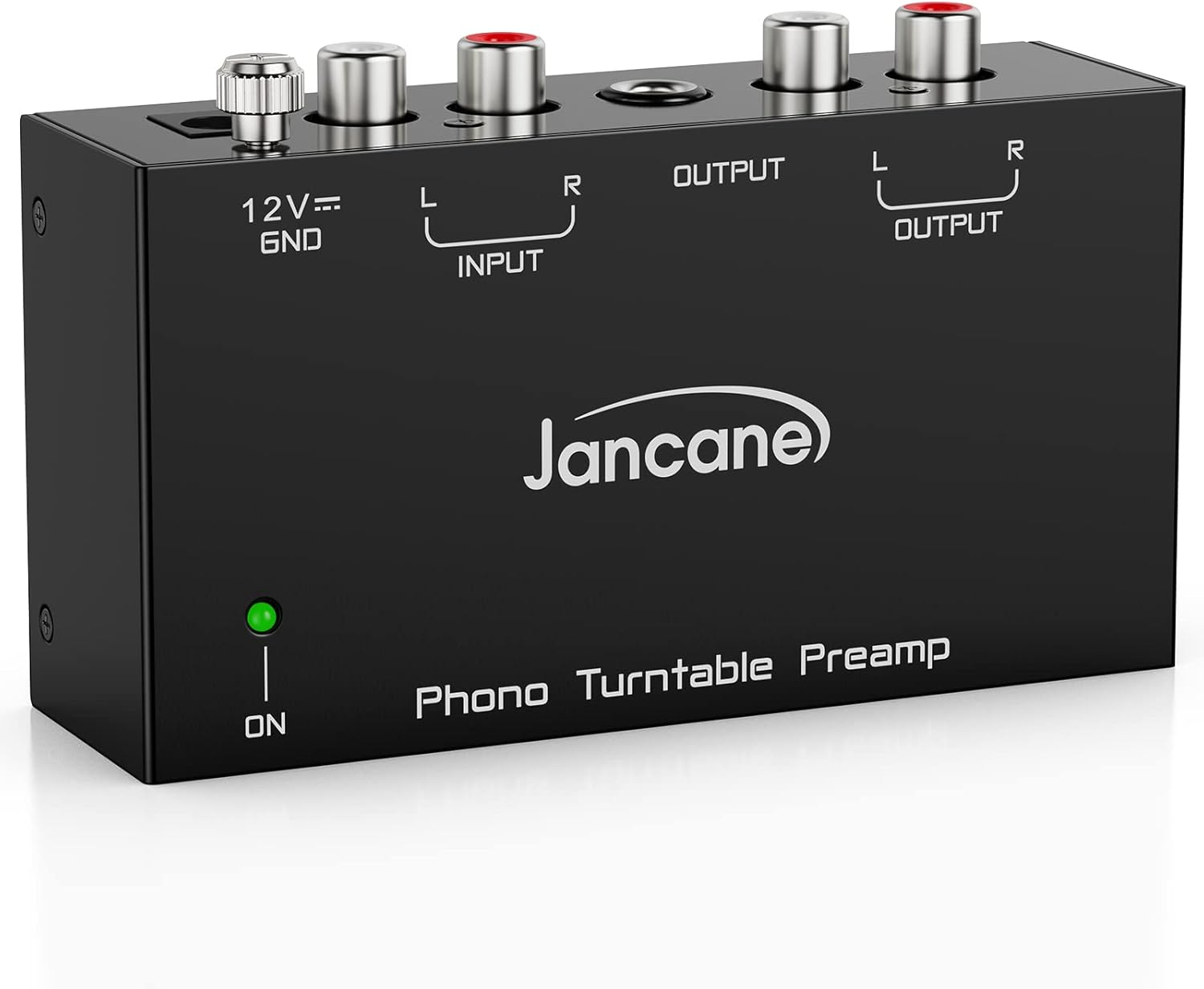 Jancane Phono Preamp for Turntable- Mini Electronic Audio Stereo Phonograph Preamplifier with RCA Input, RCA/TRS Output, Low Noise Operation, with 12 Volt DC Adapter image number 6