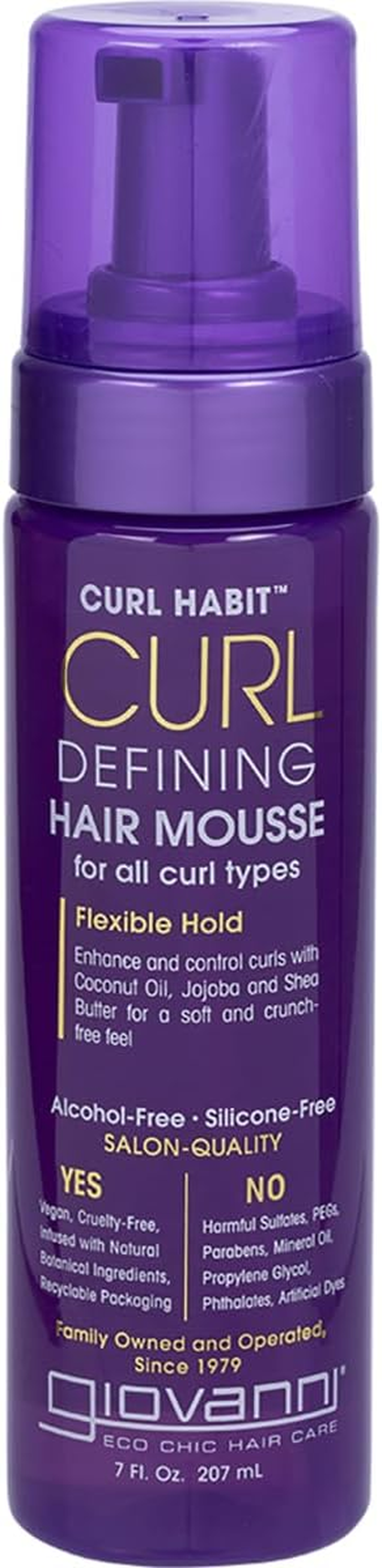 Giovanni Hair Mousse Curl Habit Curl Defining 207Ml image number 6