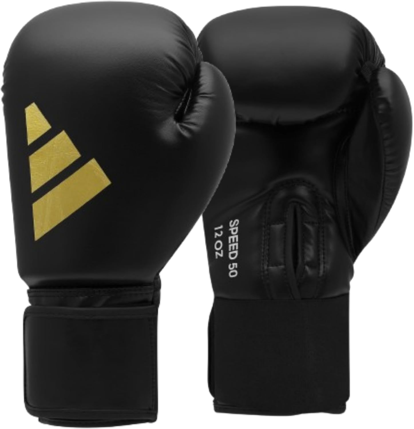 Adidas Speed 50 Boxing Gloves for Men, Women & Kids Intermediate Level PU Training Gloves Perfect for Fitness Classes, Boxing Bag Workouts, and Sparring