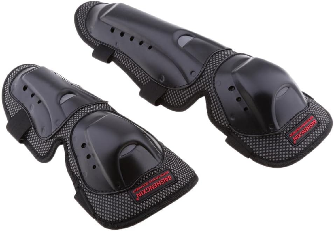 1 Set Motorcycle Protective Elbow and Knee Pads Guard Black image number 1