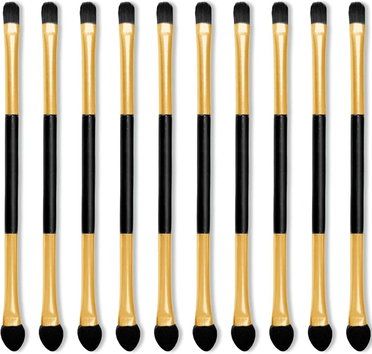 TEAONE 2 in 1 Eyeshadow Brush, 20 PCS Double Sided Makeup Tools for Eyeshadow, Concealer (12Cm/4.72In) image number 3