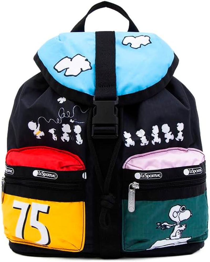 Lesportsac Small Voyager 1429 Women'S Backpack, Official Backpack - Lemon Meringue image number 2