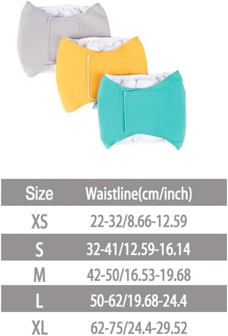 AIMALL Premium Male Dog Nappy Diaper in XS-XL - Soft Cotton Belly Wrap Band, Sanitary Underpants for Pups, Comfortable & Breathable image number 3